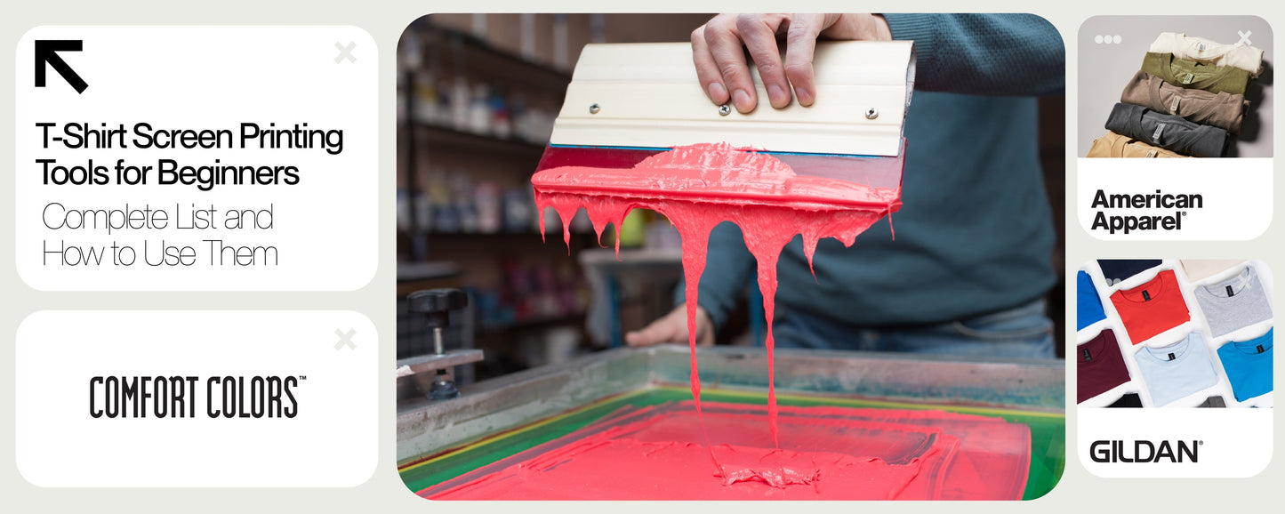 Complete Beginner’s Guide to T-Shirt Screen Printing Tools