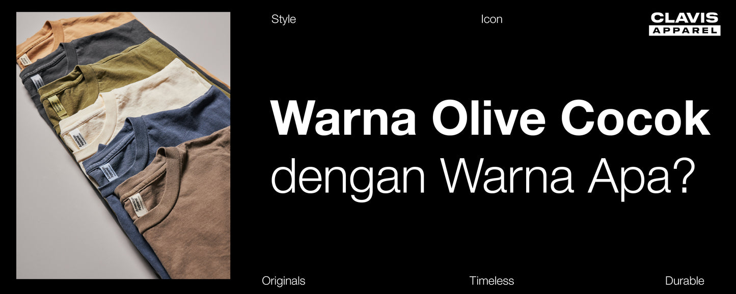 Warna Olive Cocok dengan Warna Apa?