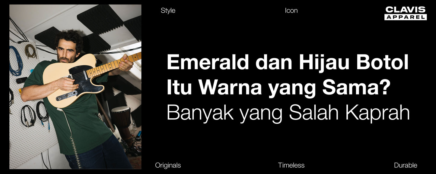 Emerald dan Hijau Botol Itu Warna yang Sama? Banyak yang Salah Kaprah