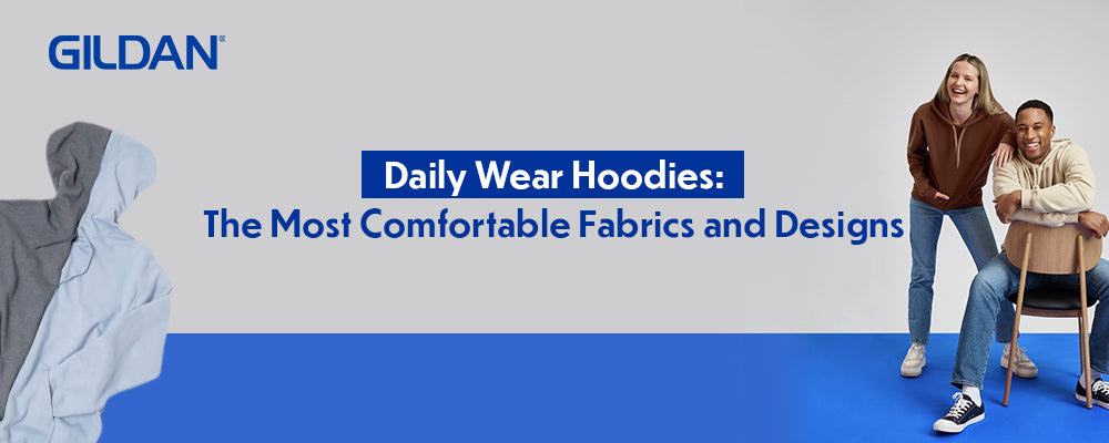 Daily wear hoodies featuring comfortable fabrics and relaxed designs by Gildan, styled for everyday casual wear