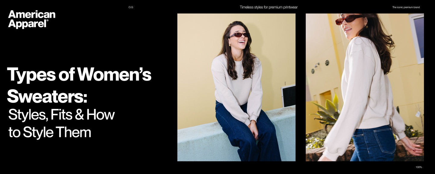 types of womens sweaters styles fits and how to style them fashion guide